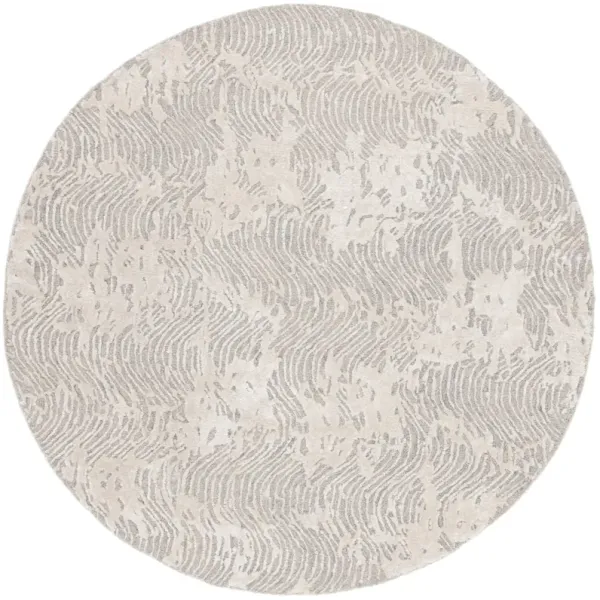 GLAMOUR Hand Tufted 6' x 6' Round area rug