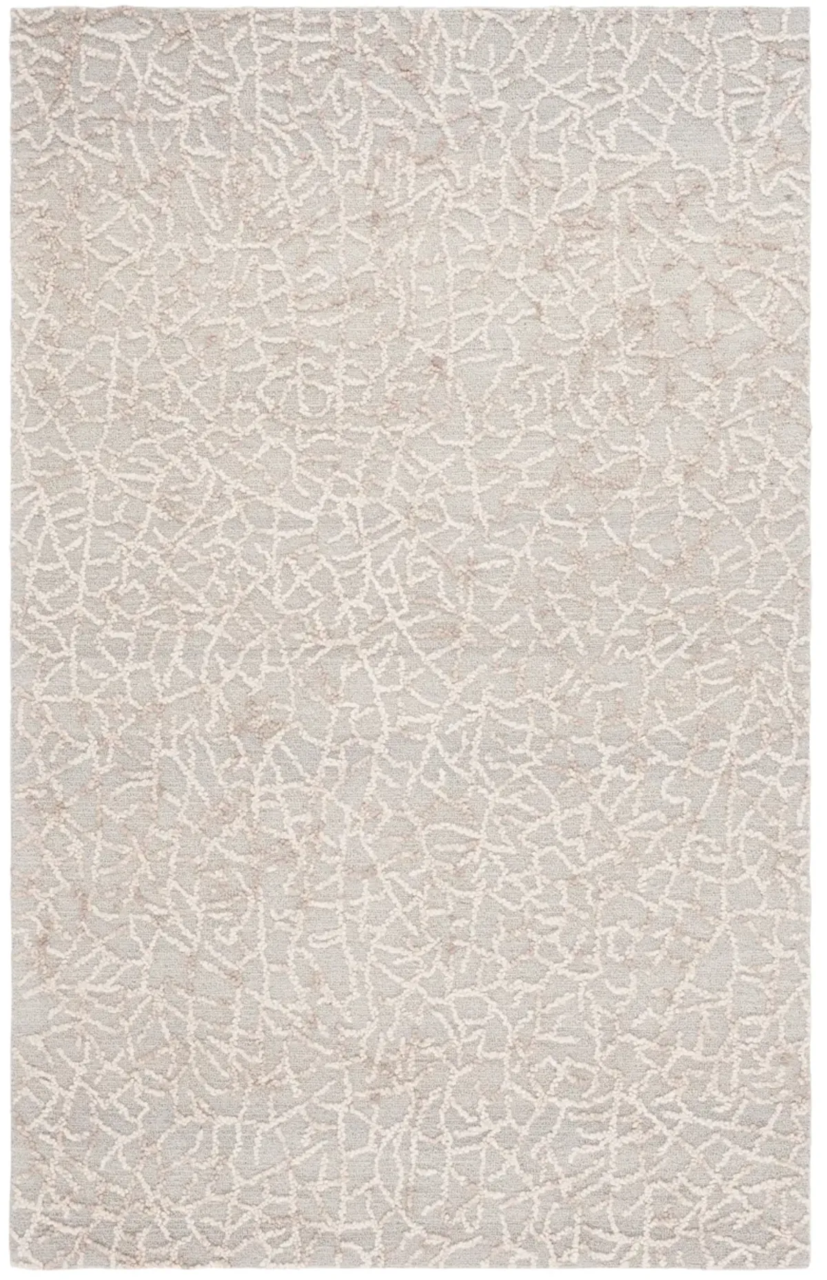 ABSTRACT Hand Tufted 4' x 6' area rug