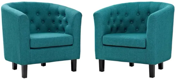 Prospect 2 Piece Upholstered Fabric Armchair Set