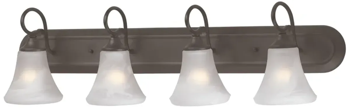 Elipse 36" Wide 4-Light Vanity Light - Painted Bronze