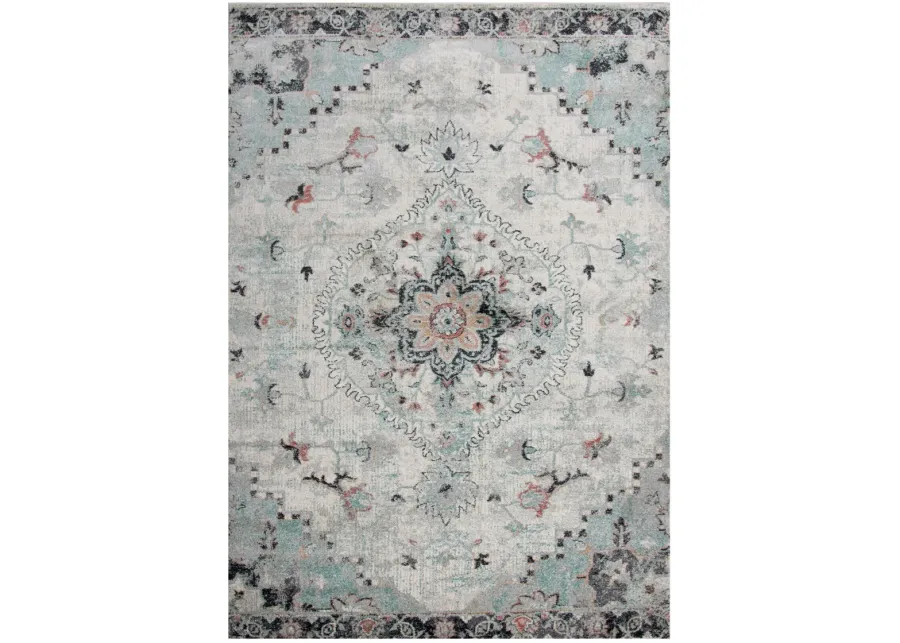 Odyssey Multi  Polypropylene 5'2"x7'6" Rectangle Rug