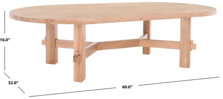 Tabytha Elm Wood Coffee Table