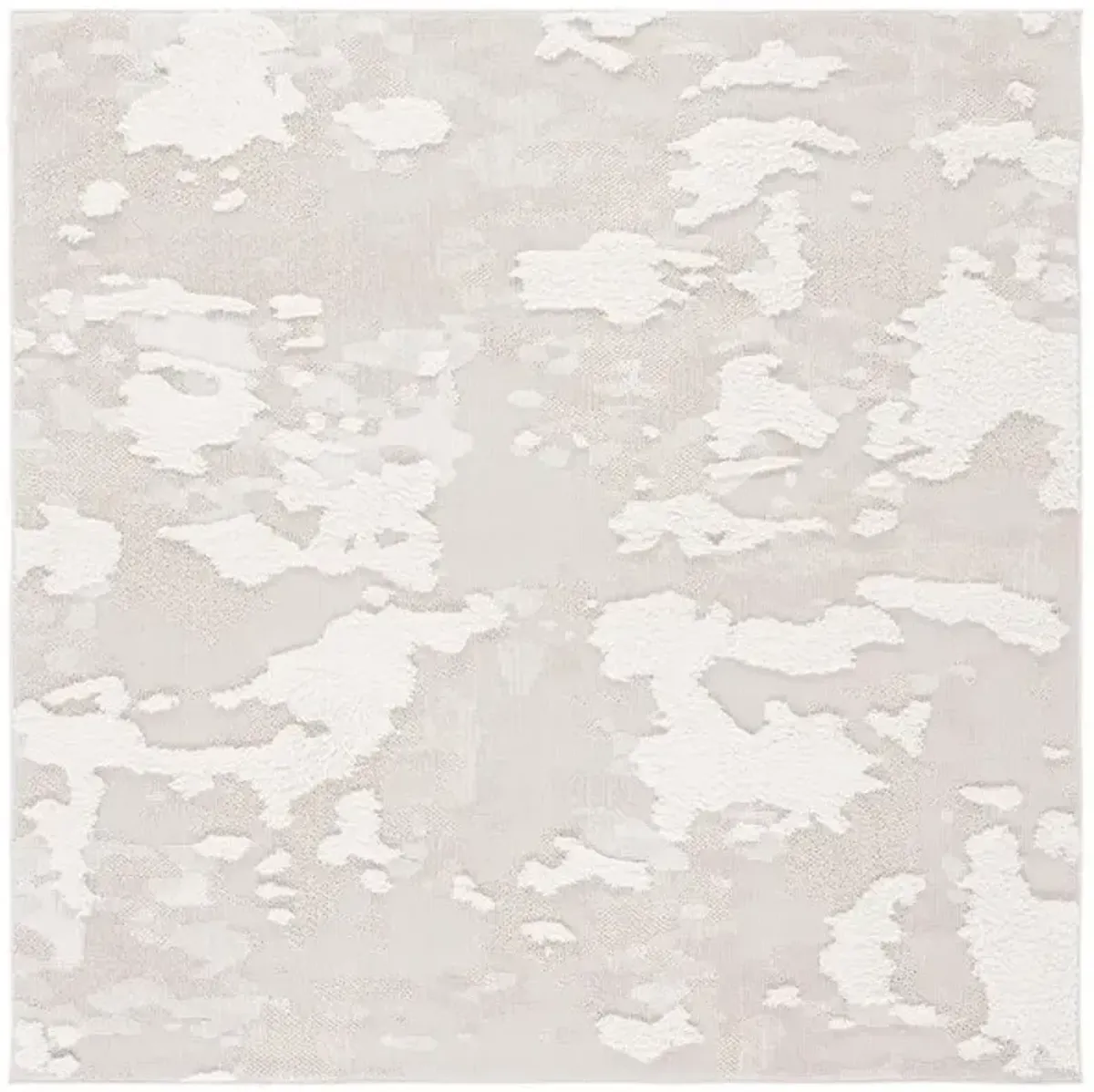 TRENDS 100 Beige 5'-3' X 5'-3' Square Square Rug