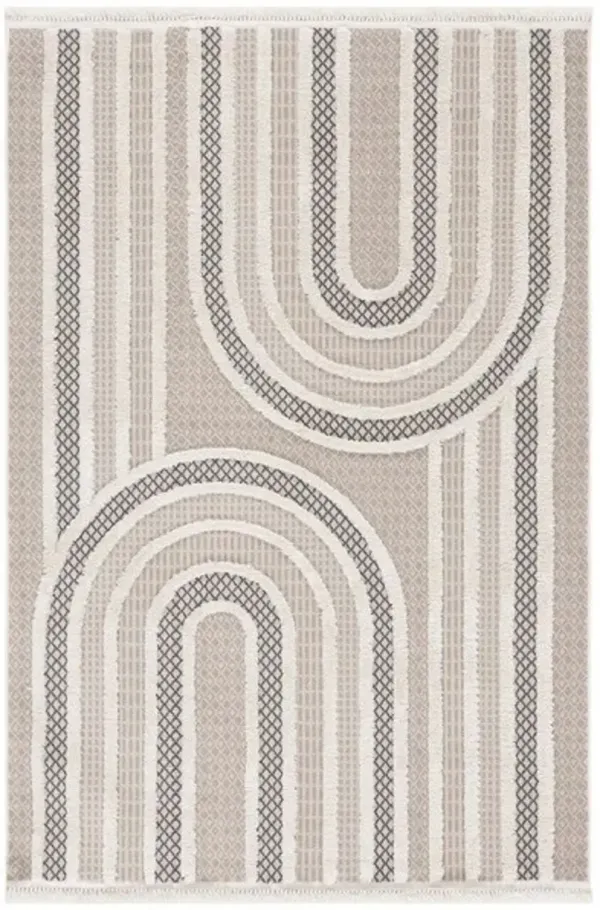 URBAN 210 Beige 9' X 12' Large Rectangle Rug
