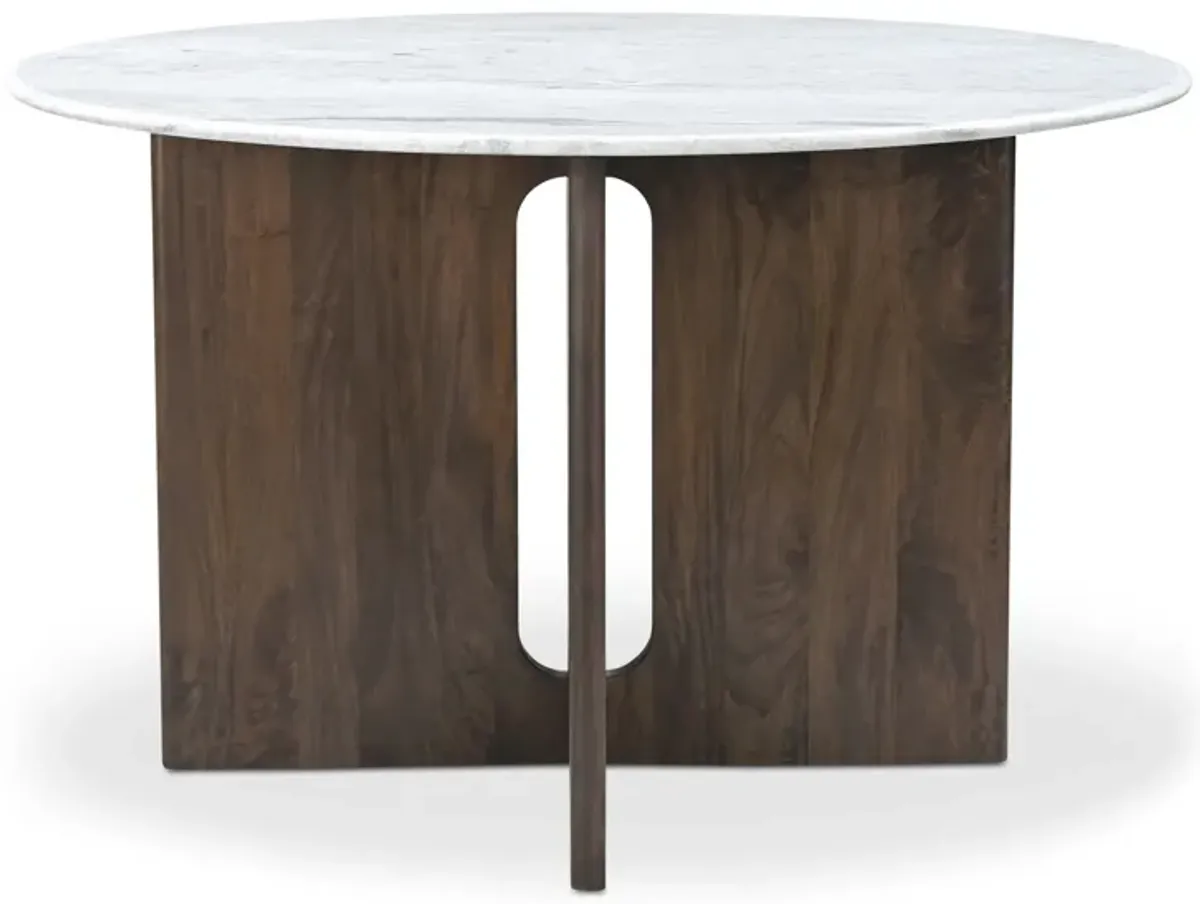 Stanley Dining Table White Marble