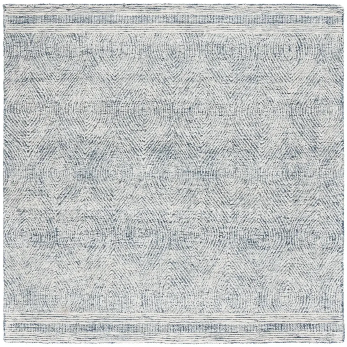 ABSTRACT Hand Tufted 6' x 6' Square area rug