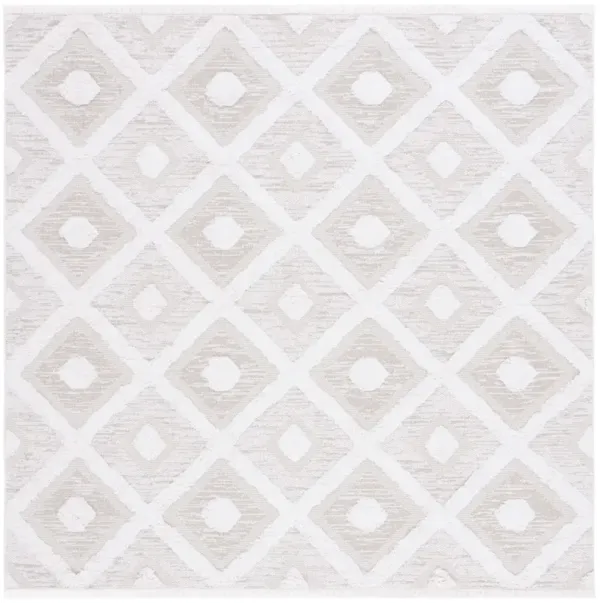 AUGUSTINE 730 BEIGE  4' x 4' Square Square Rug