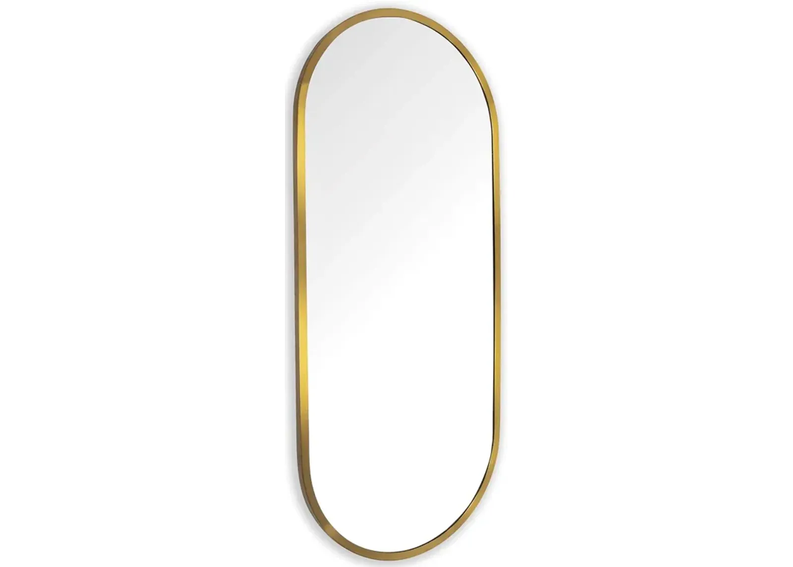 Doris Small Natural Brass Dressing Room Mirror