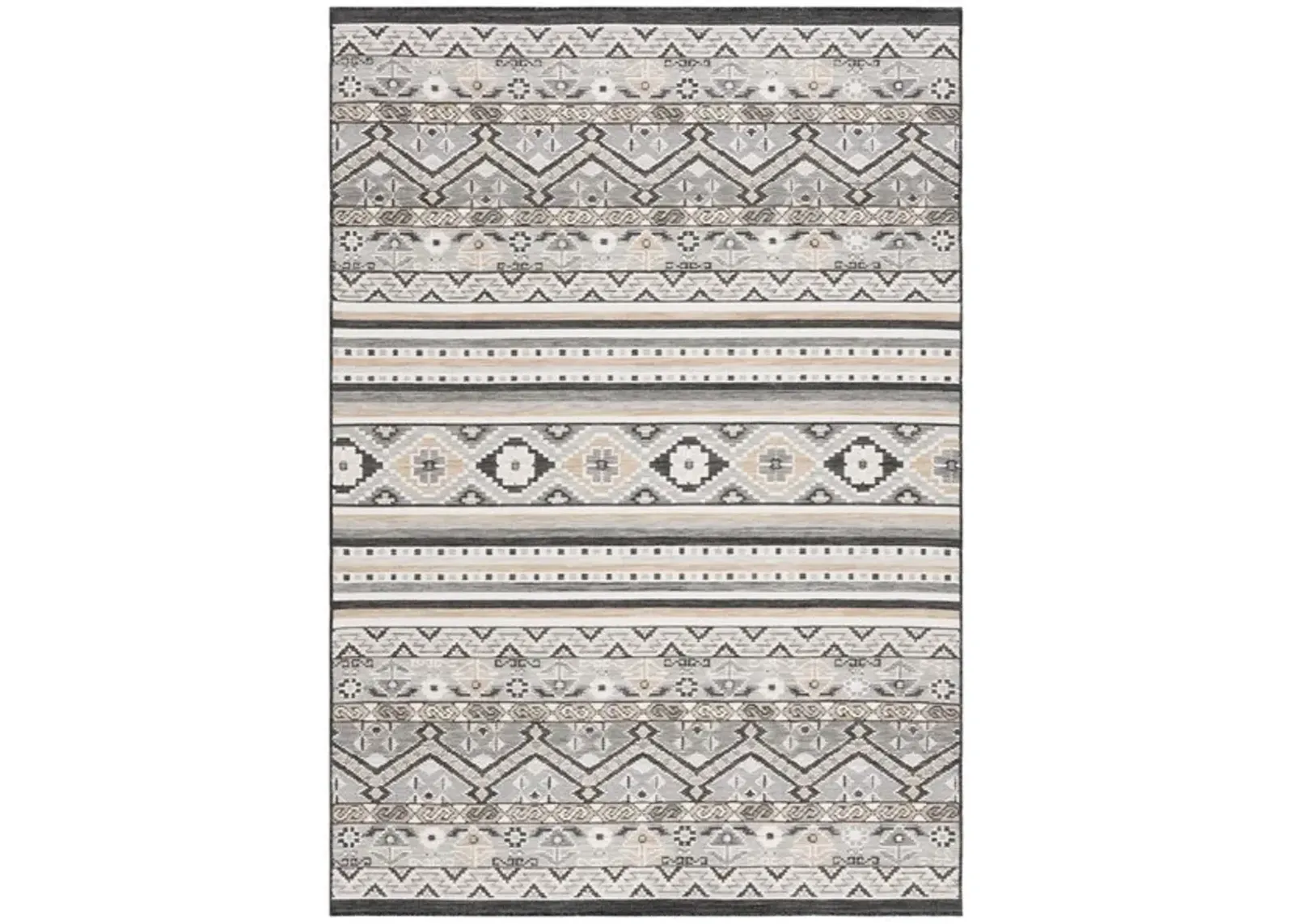 SUNRISE 629 Grey  5'-3' X 7'-7' Medium Rectangle Rug