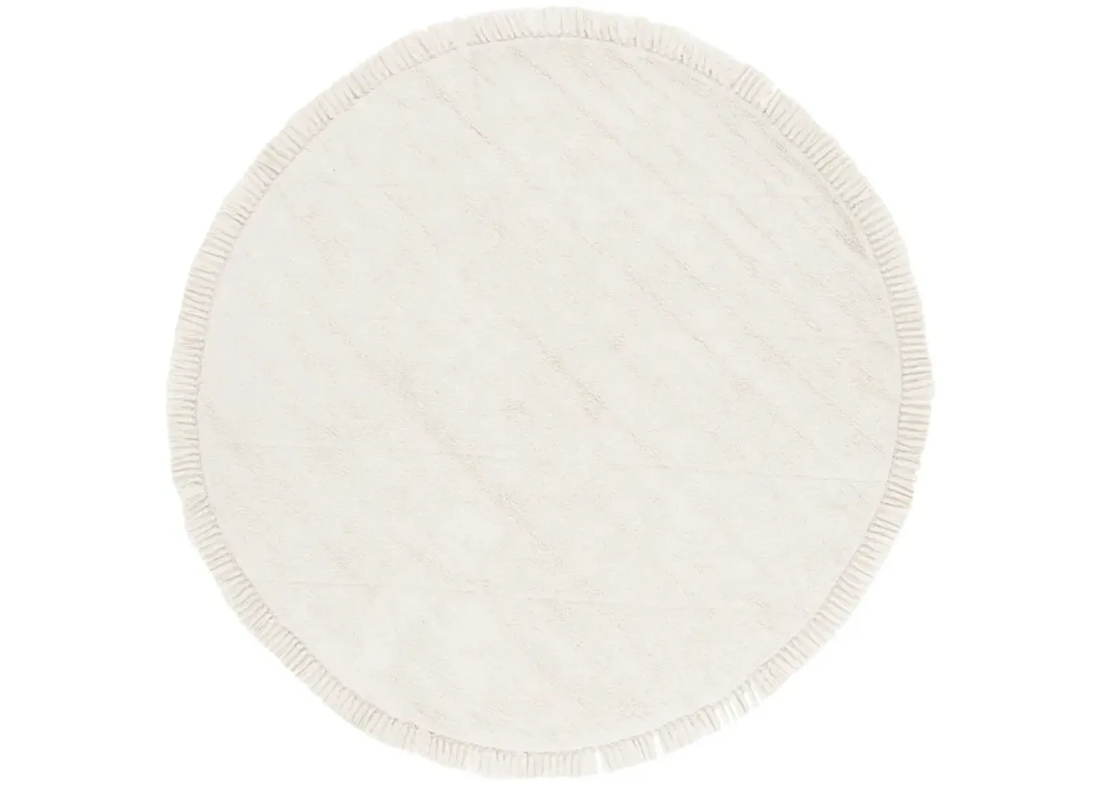 EASY CARE 213 IVORY 6' x 6' Round Round Rug