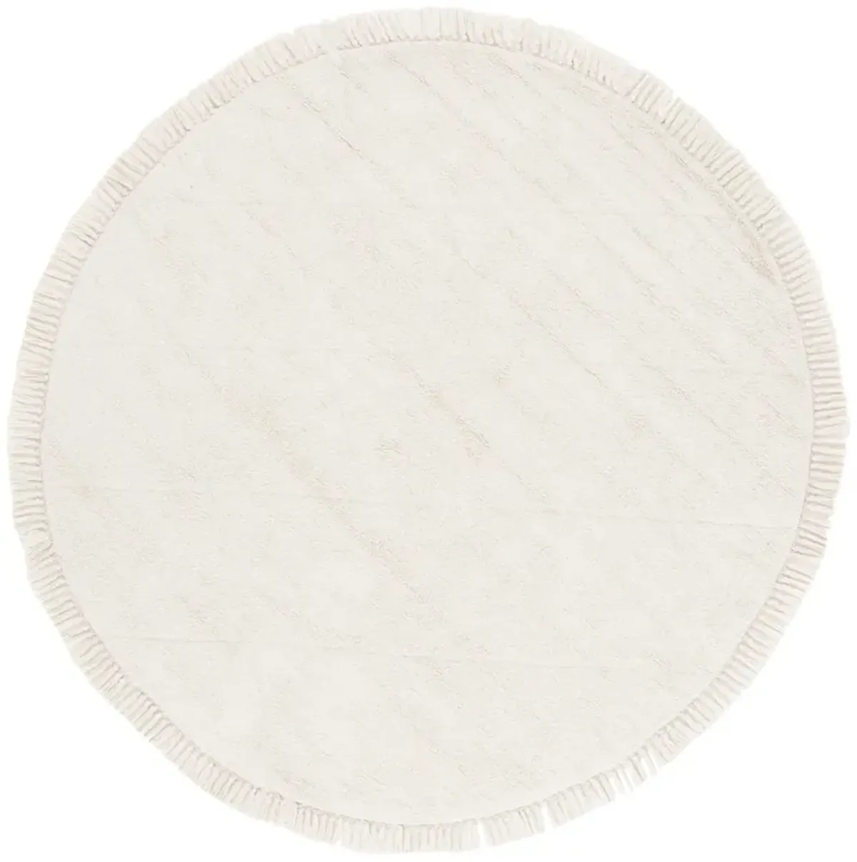 EASY CARE 213 IVORY 6' x 6' Round Round Rug