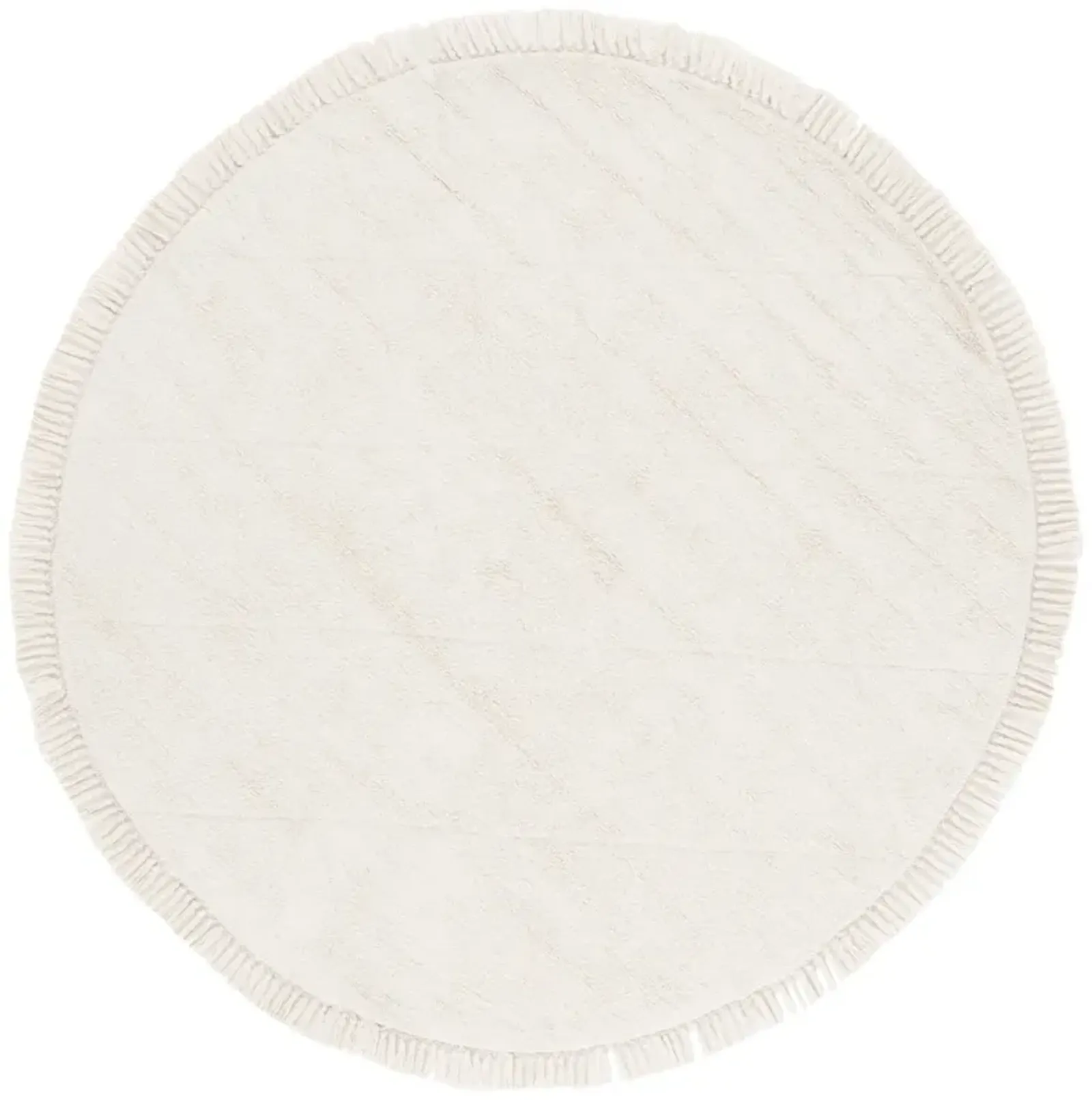 EASY CARE 213 IVORY 6' x 6' Round Round Rug