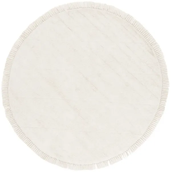EASY CARE Hand Woven 6' x 6' Round area rug