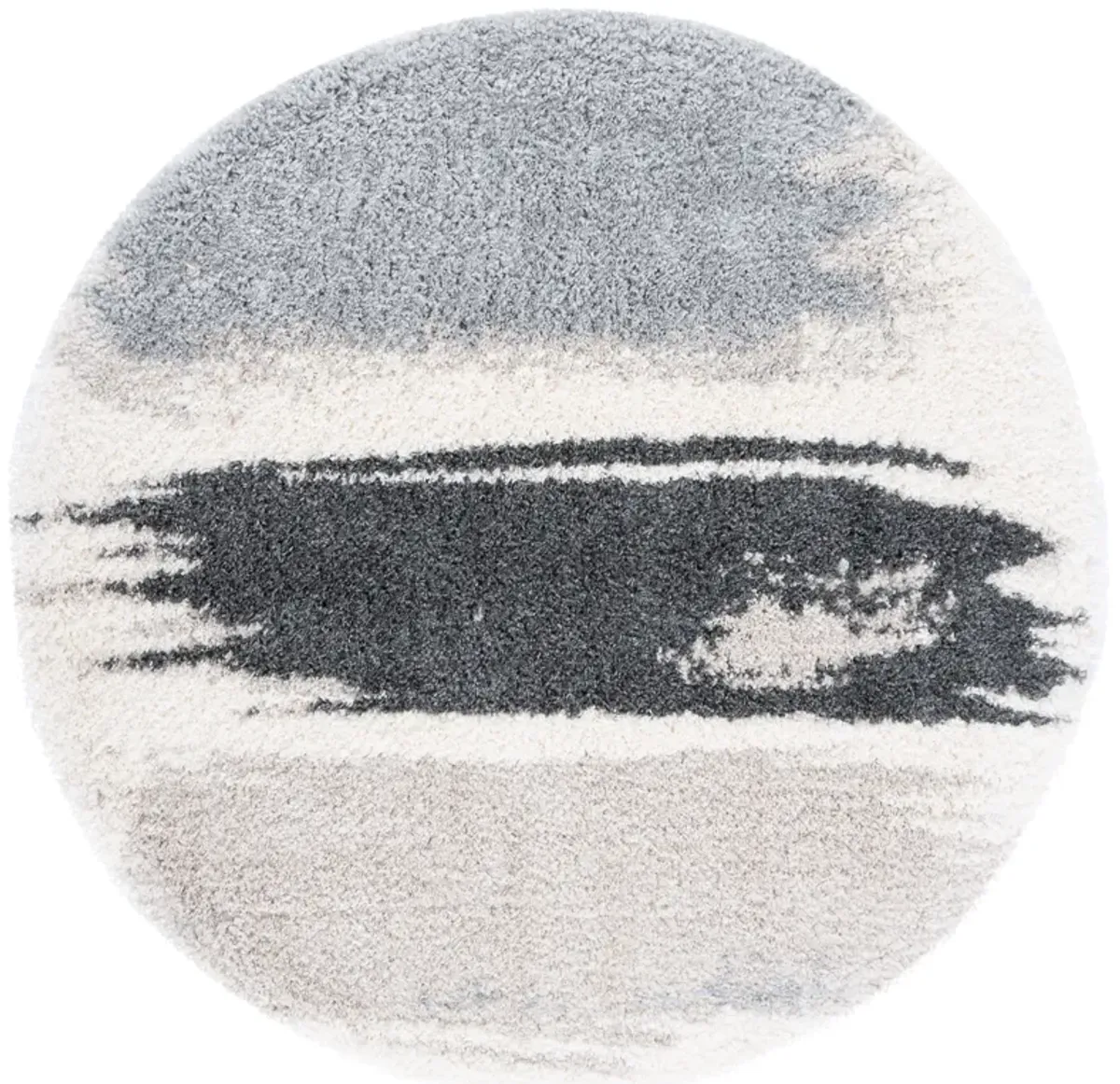 FONTANA SHAG Round Power Loomed 8' X 8' Round Rug