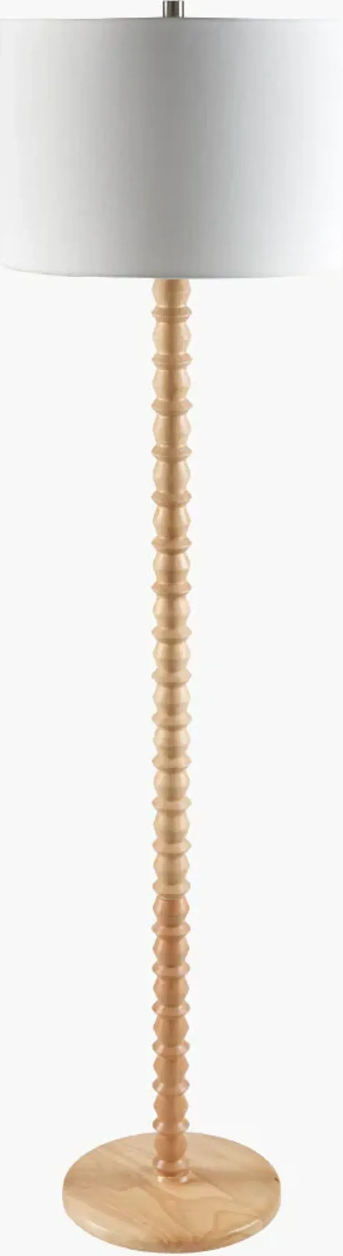 Padauk PDK-002 61"H x 16"W x 16"D Accent Floor Lamp