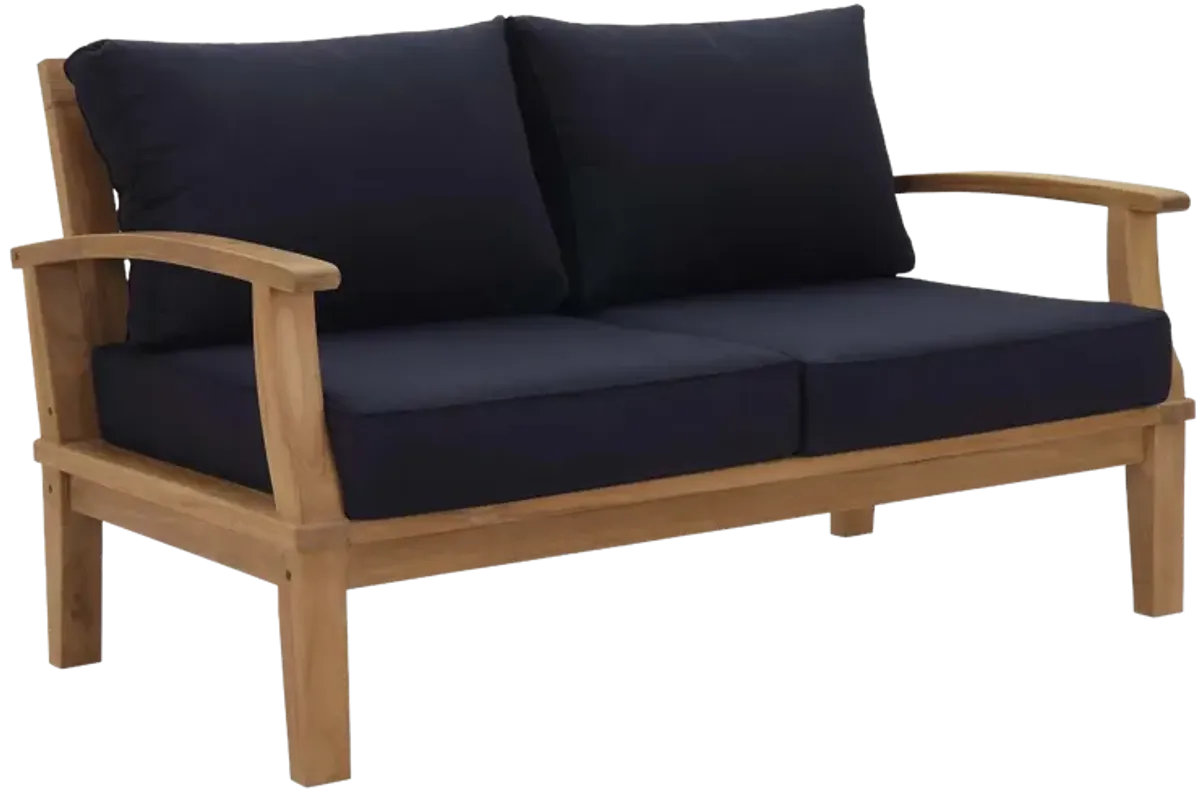 Marina Outdoor Patio Teak Loveseat