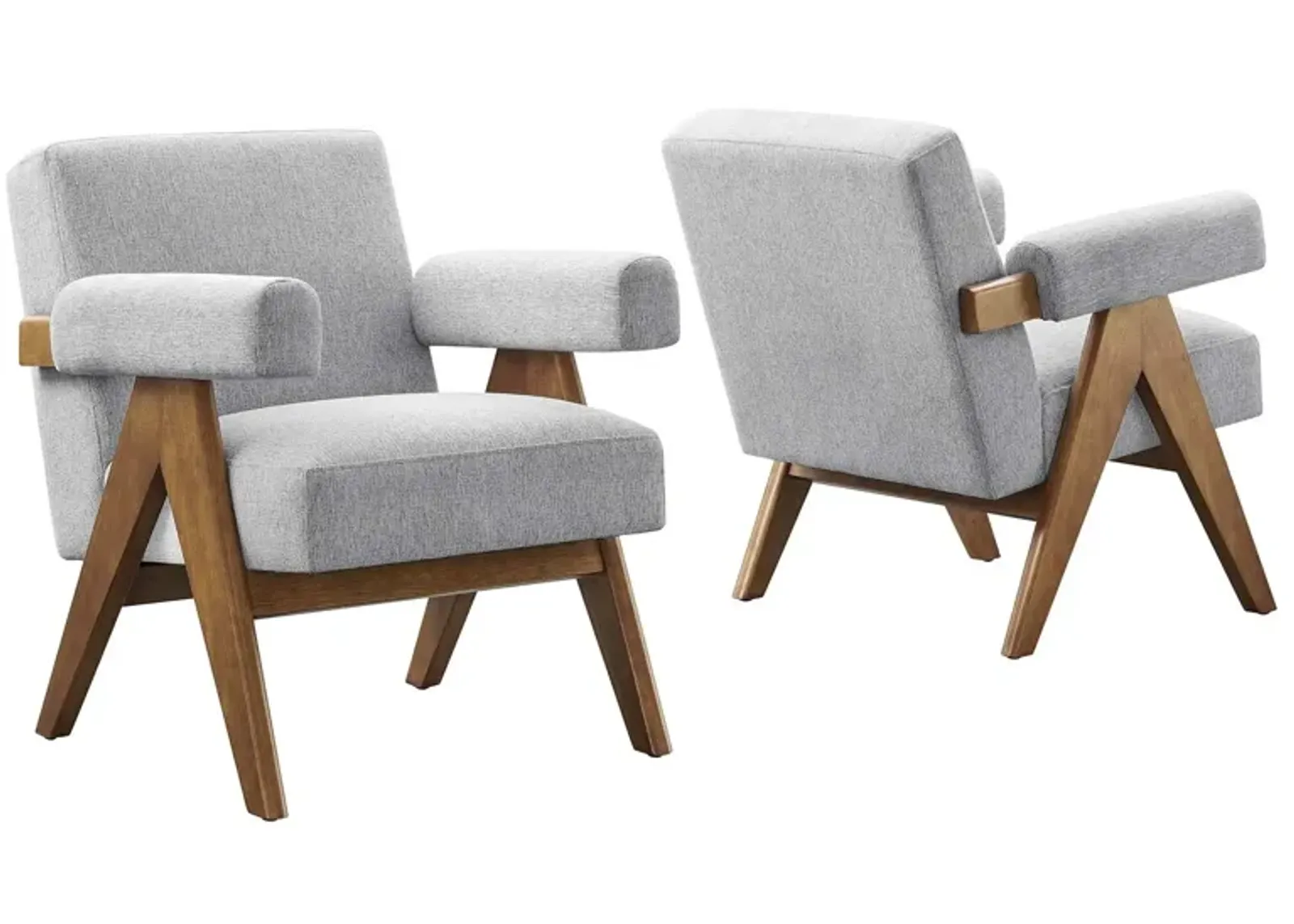 Lyra Fabric Armchair - Set of 2