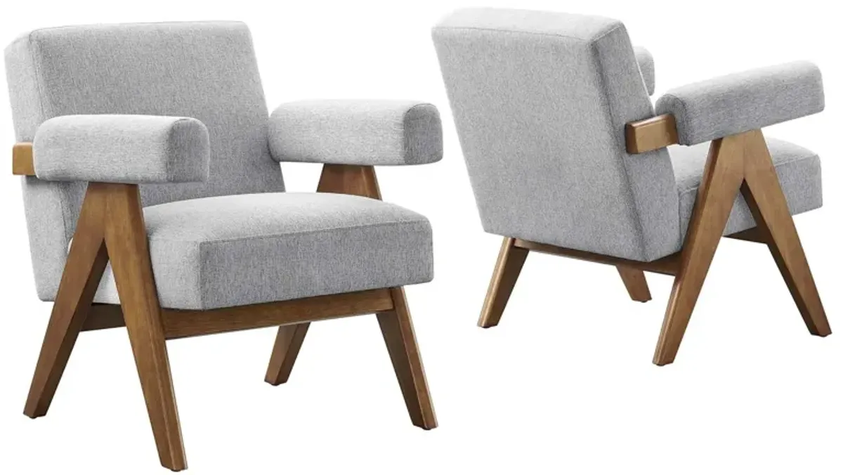 Lyra Fabric Armchair - Set of 2