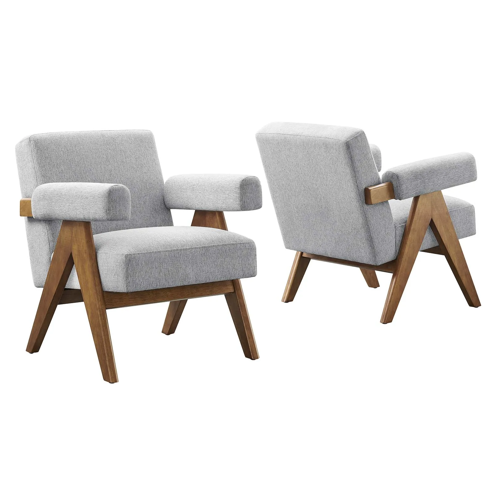 Lyra Fabric Armchair - Set of 2