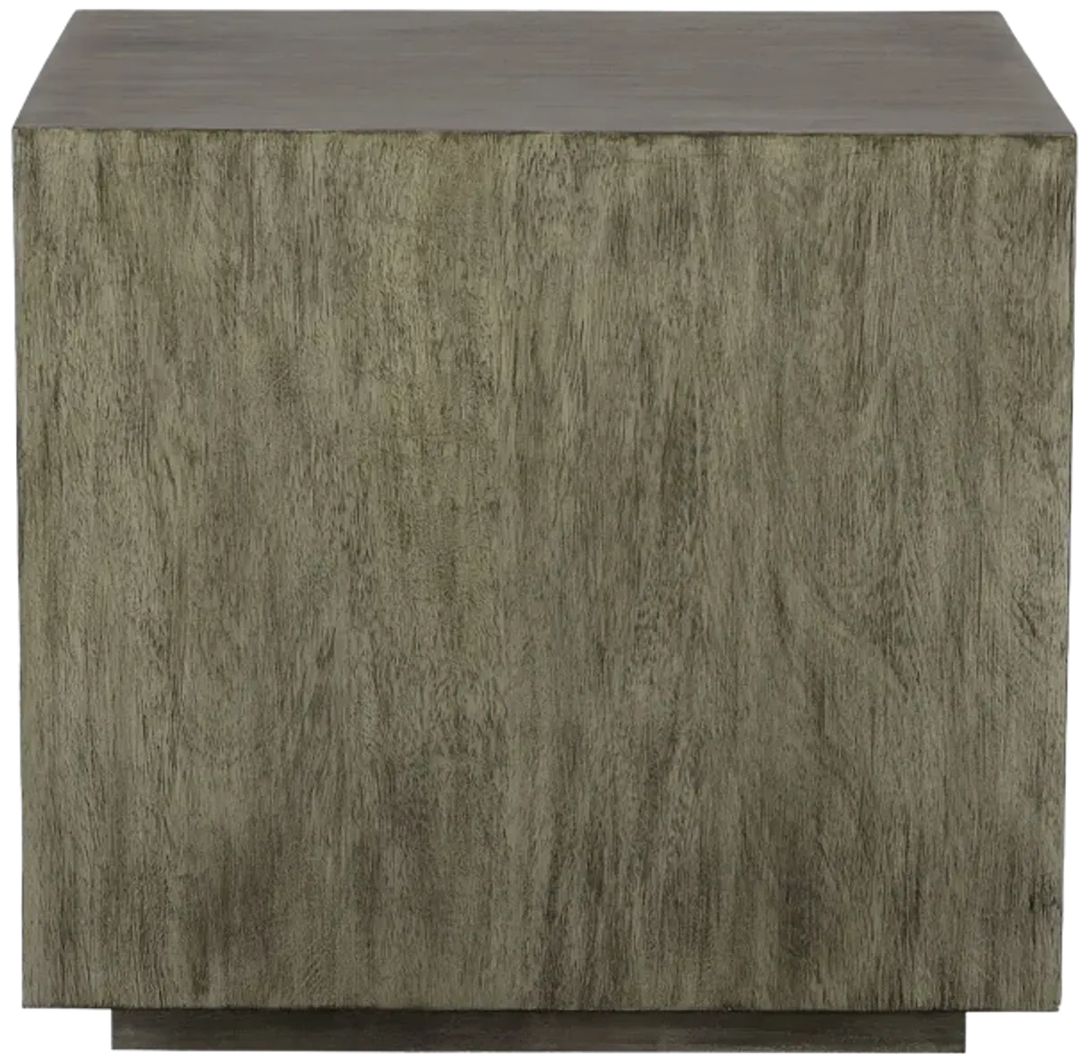 Kareem Modern Gray Side Table