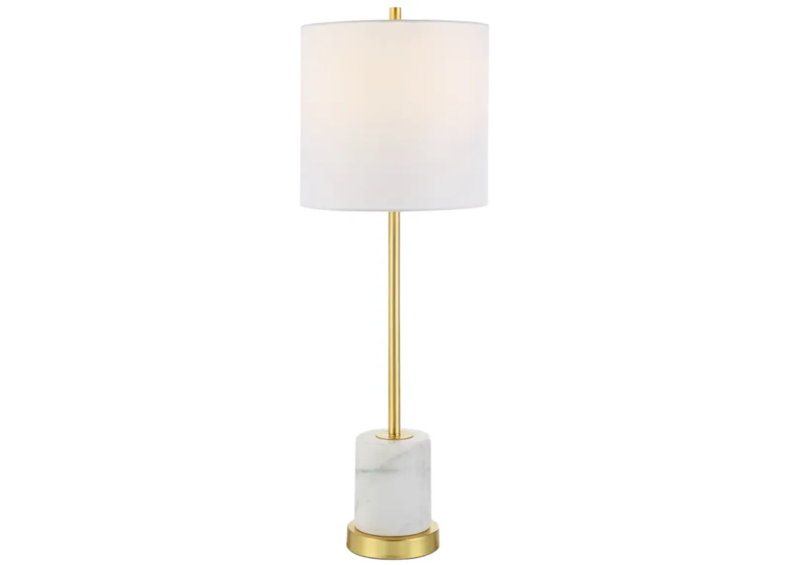 Turret Gold Buffet Lamp