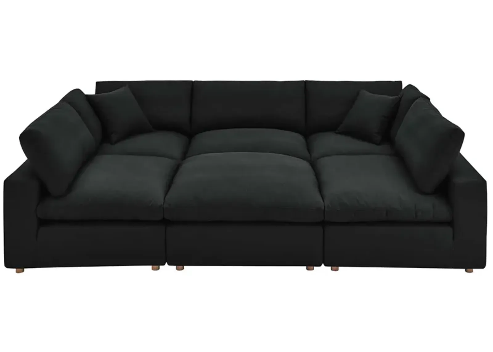 Commix Down Filled Overstuffed 6-Piece Sectional