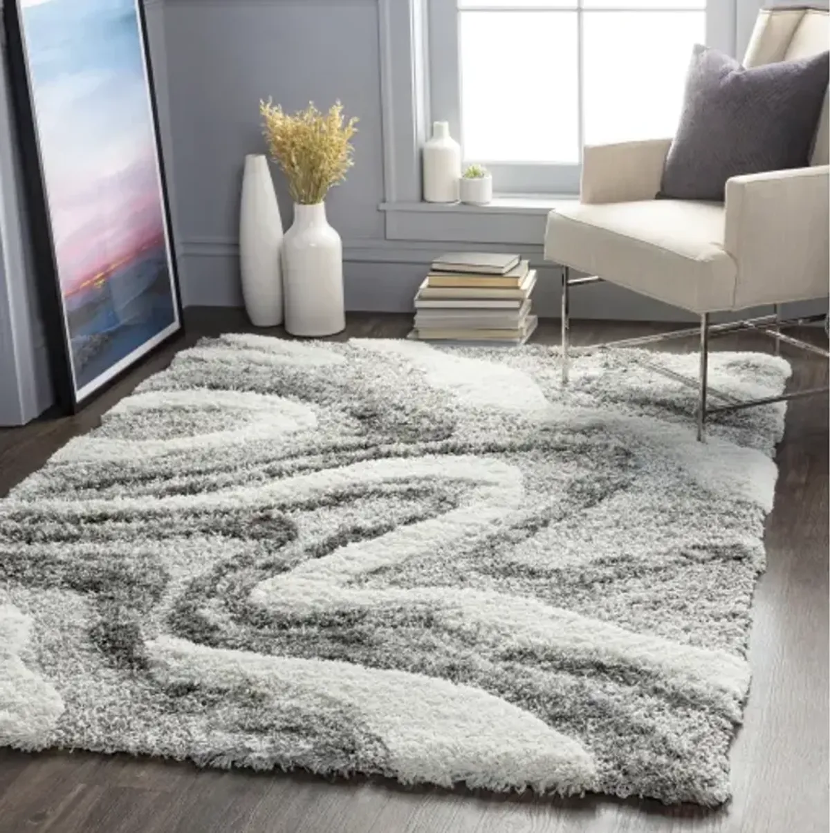 Alta shag 5'3" x 7' Rug