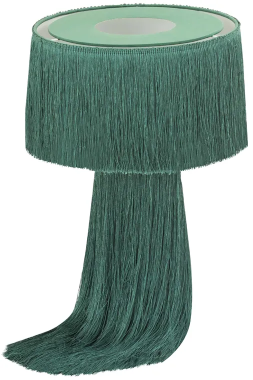 Atolla Emerald Tassel Table Lamp