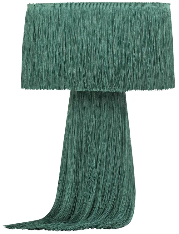 Atolla Emerald Tassel Table Lamp