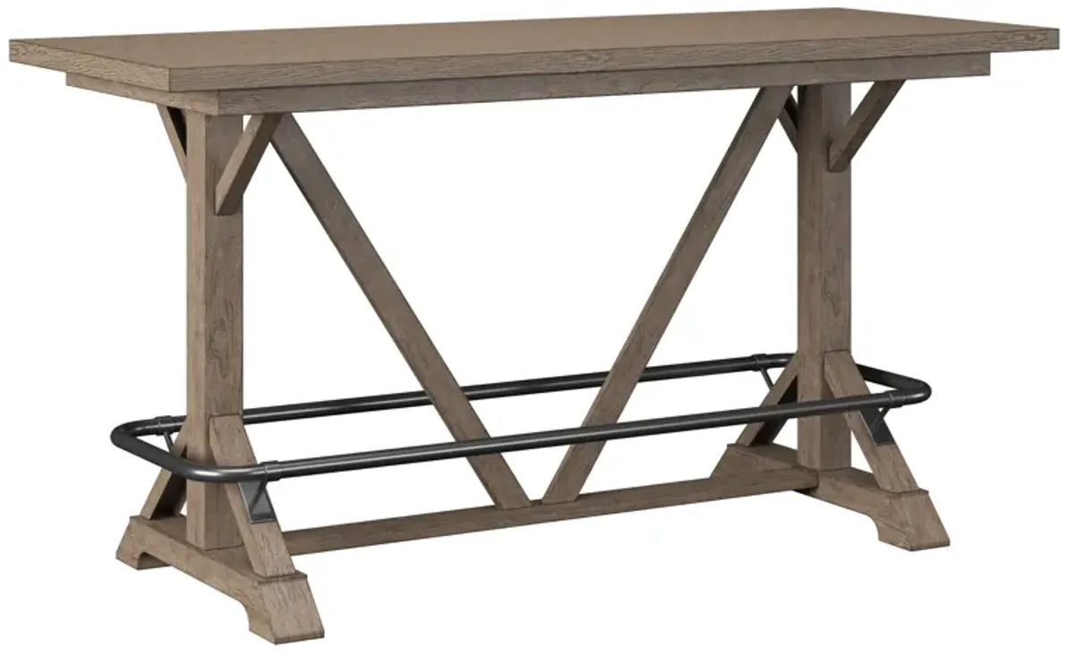 Benton Bar Height Trestle Table