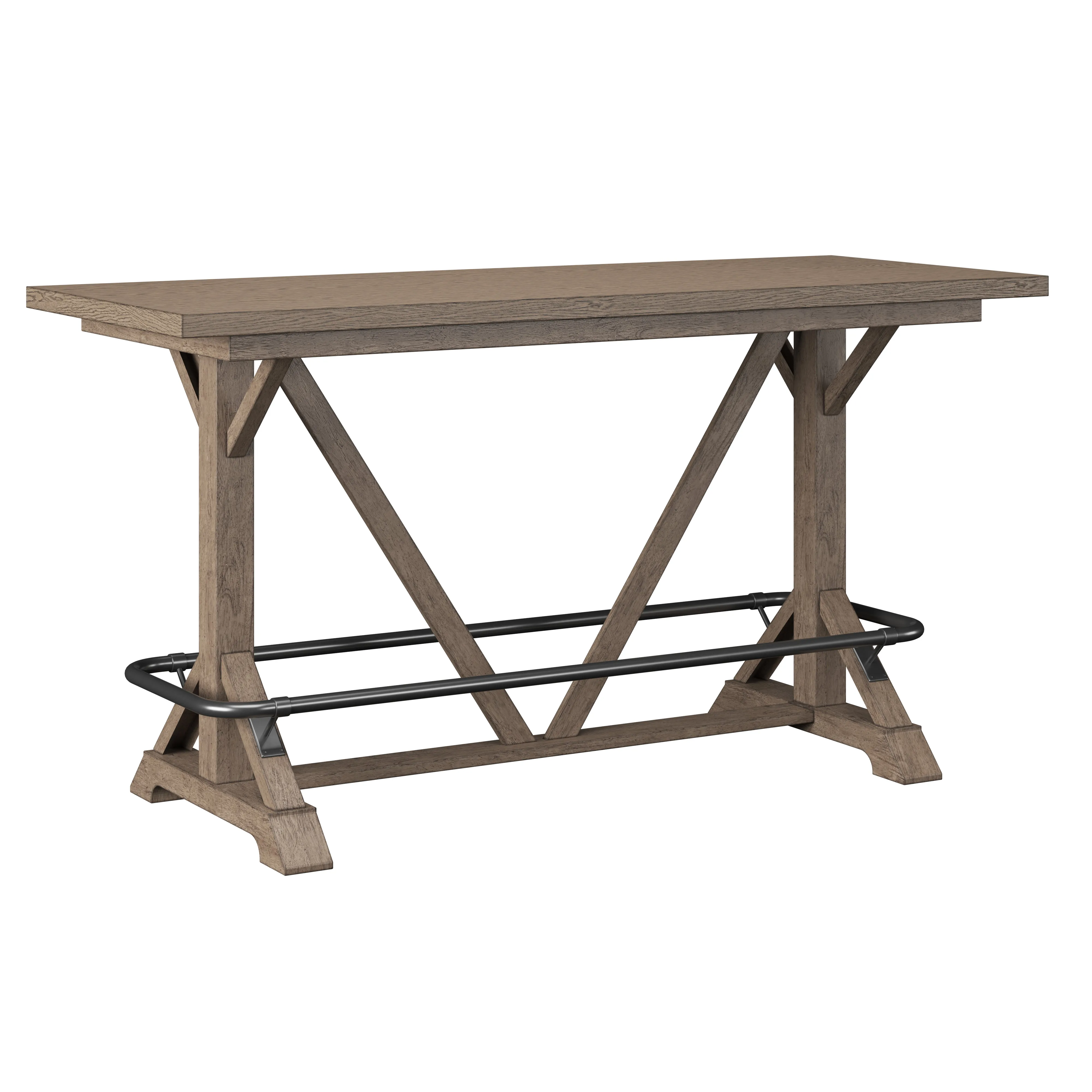 Benton Bar Height Trestle Table