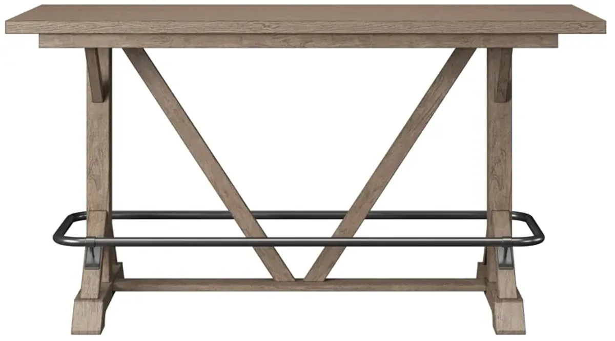 Benton Bar Height Trestle Table