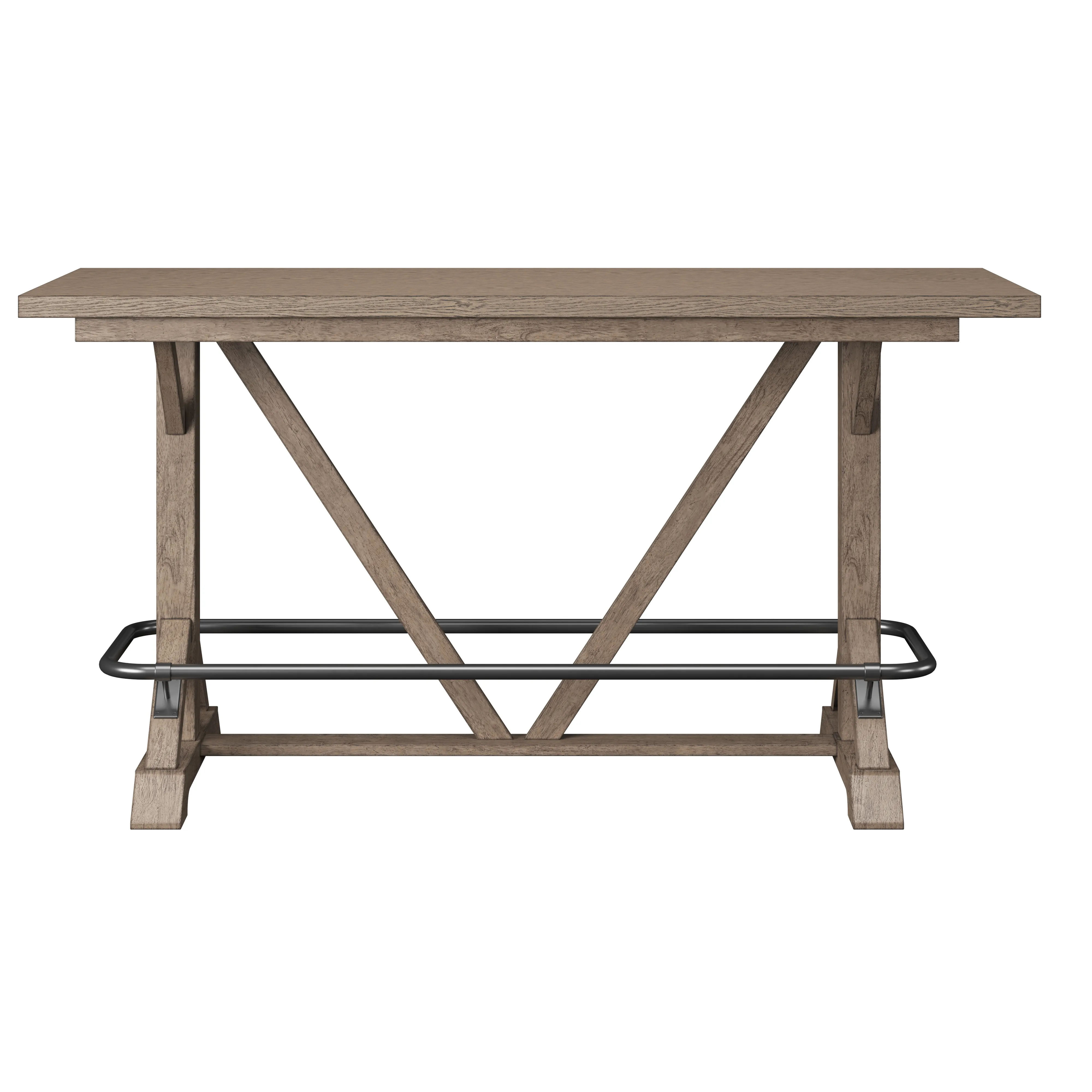 Benton Bar Height Trestle Table