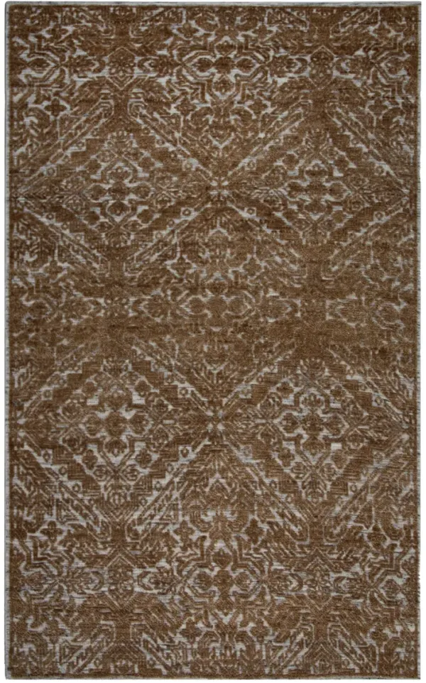 Hilton Hand knotted Cut pile 9'X12' Rug