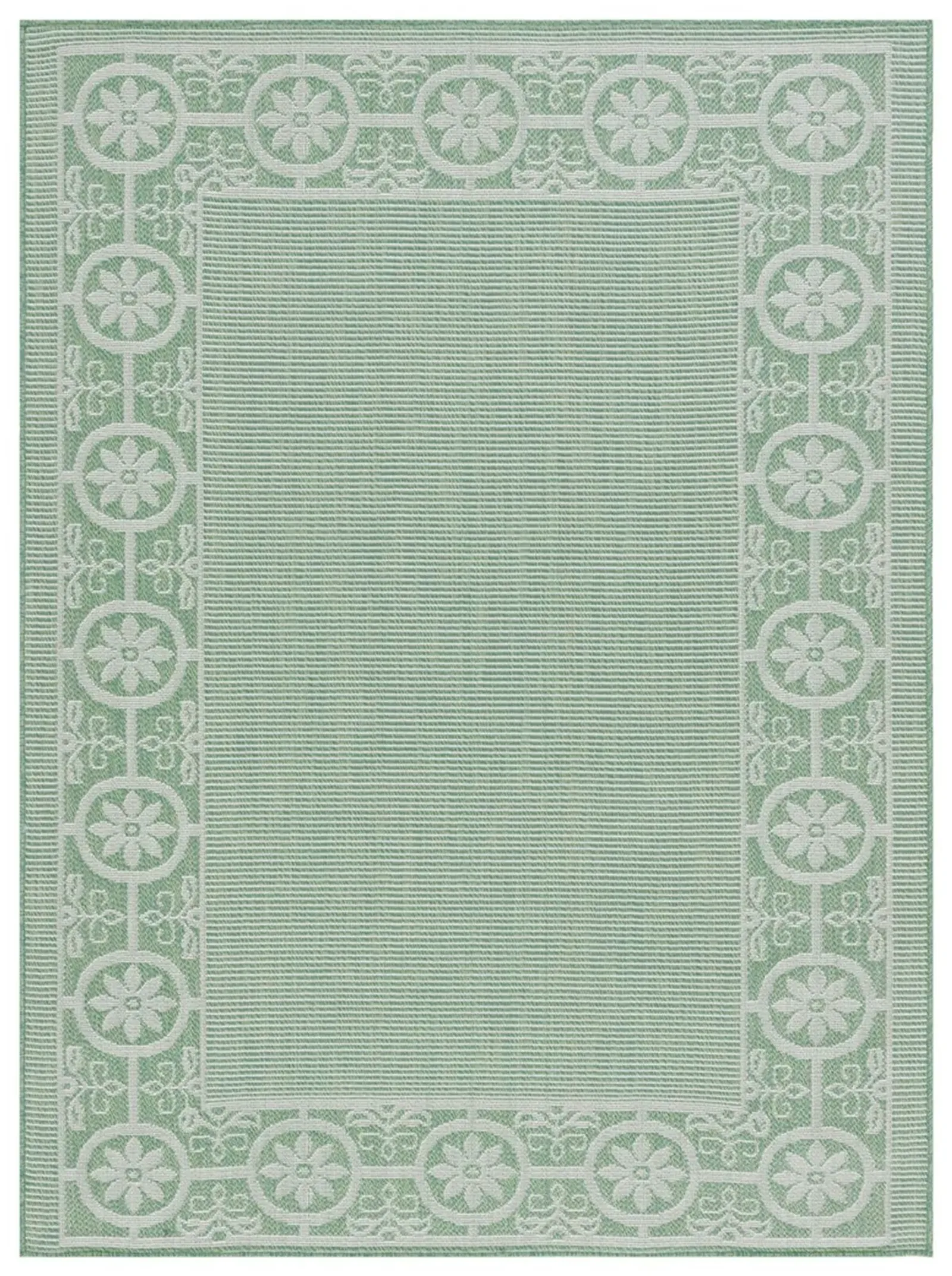 BERMUDA 838 Green 4' X 6' Small Rectangle Rug