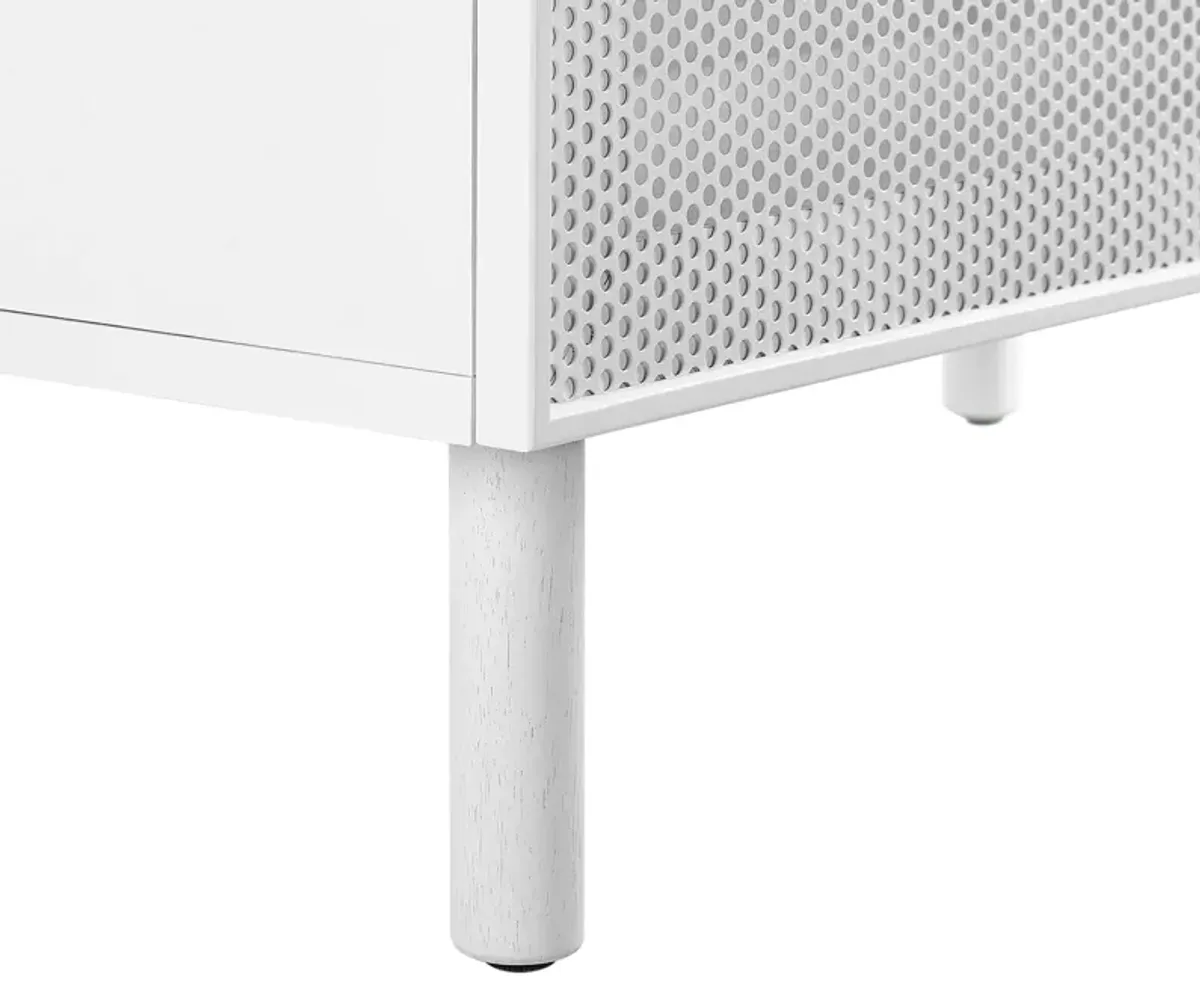 Calla 36" Perforated Metal Bathroom Vanity by Modway