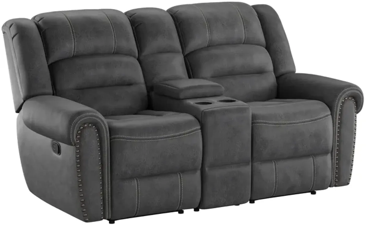 Baldwin Reclining Console Loveseat