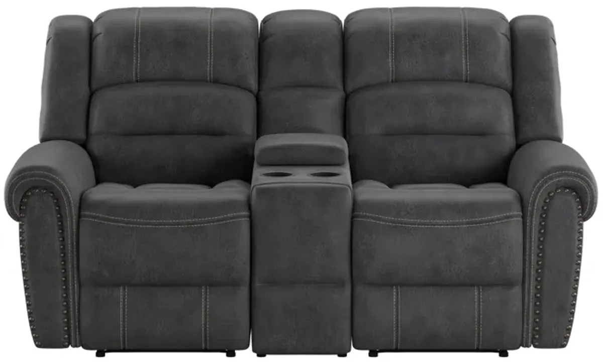 Baldwin Reclining Console Loveseat