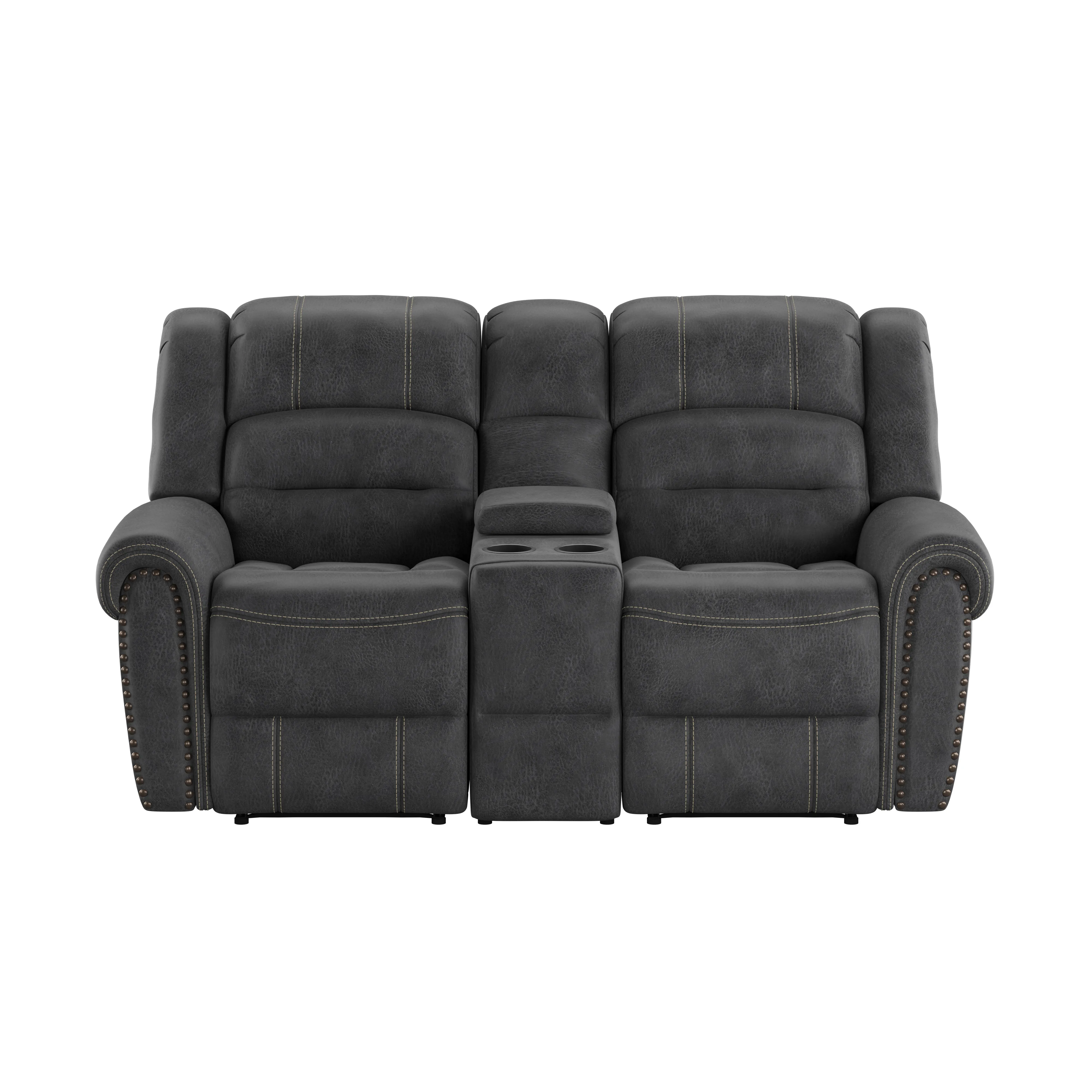 Baldwin Reclining Console Loveseat