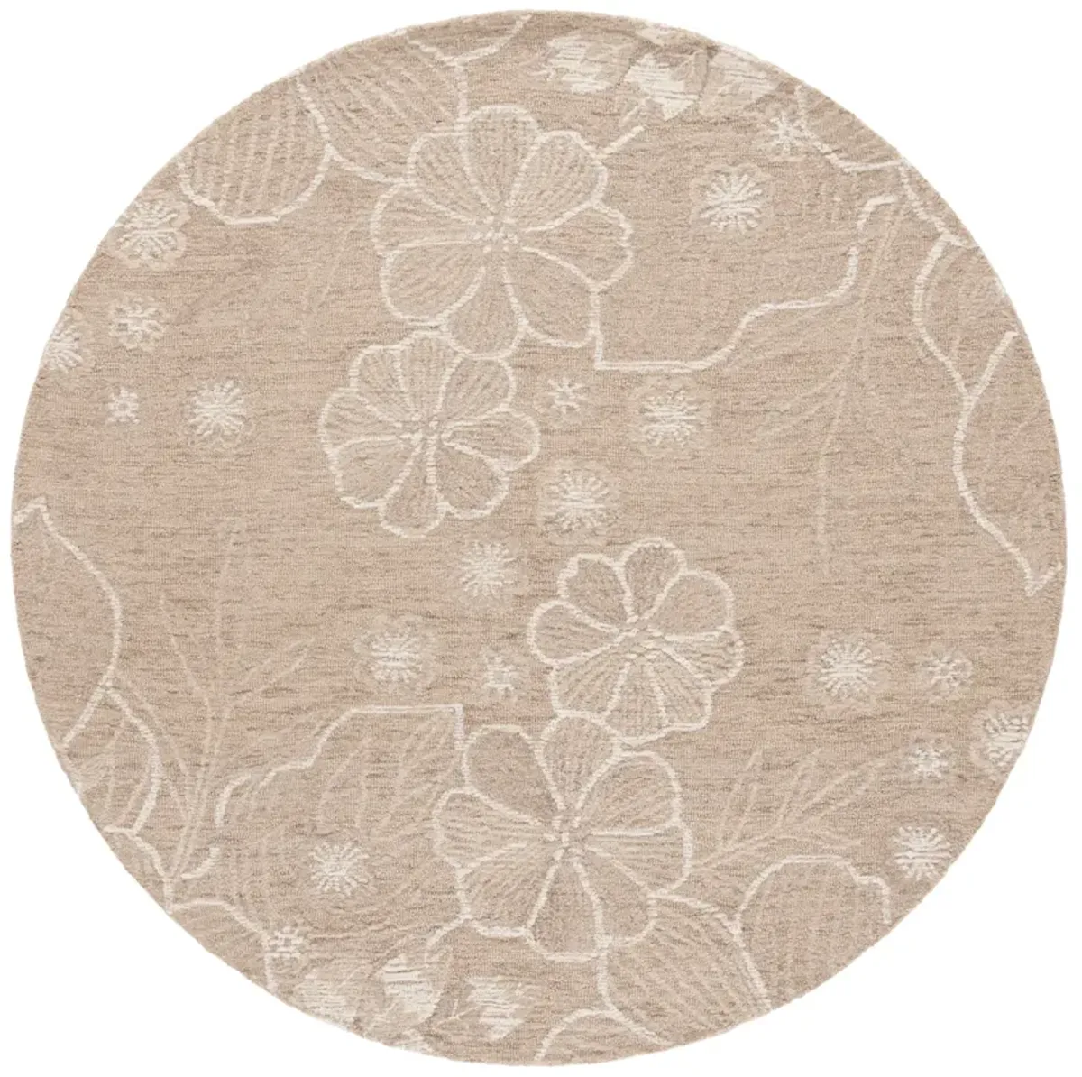 JARDIN Hand Tufted 6' x 6' Round area rug