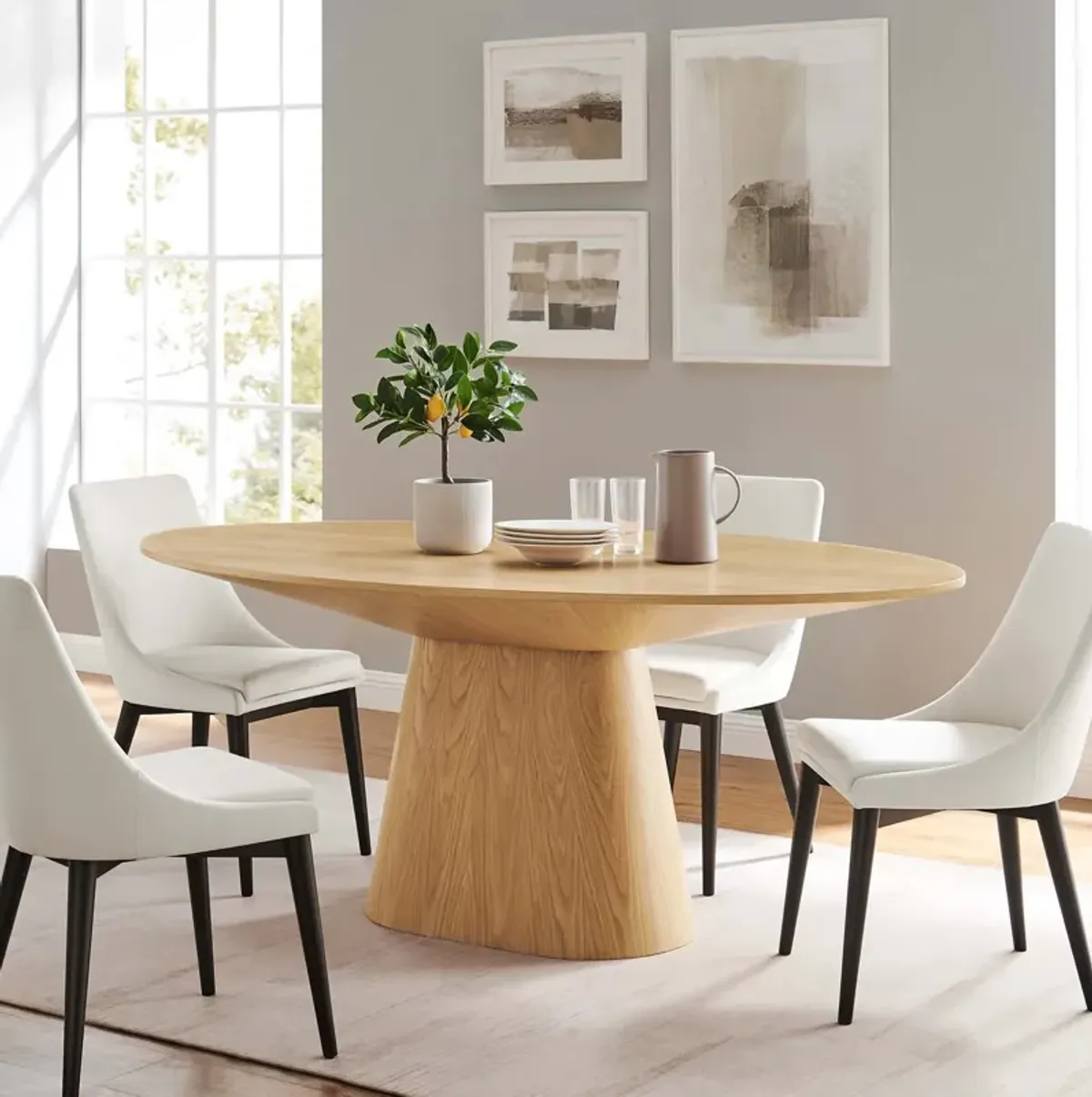 Provision 75" Oval Dining Table