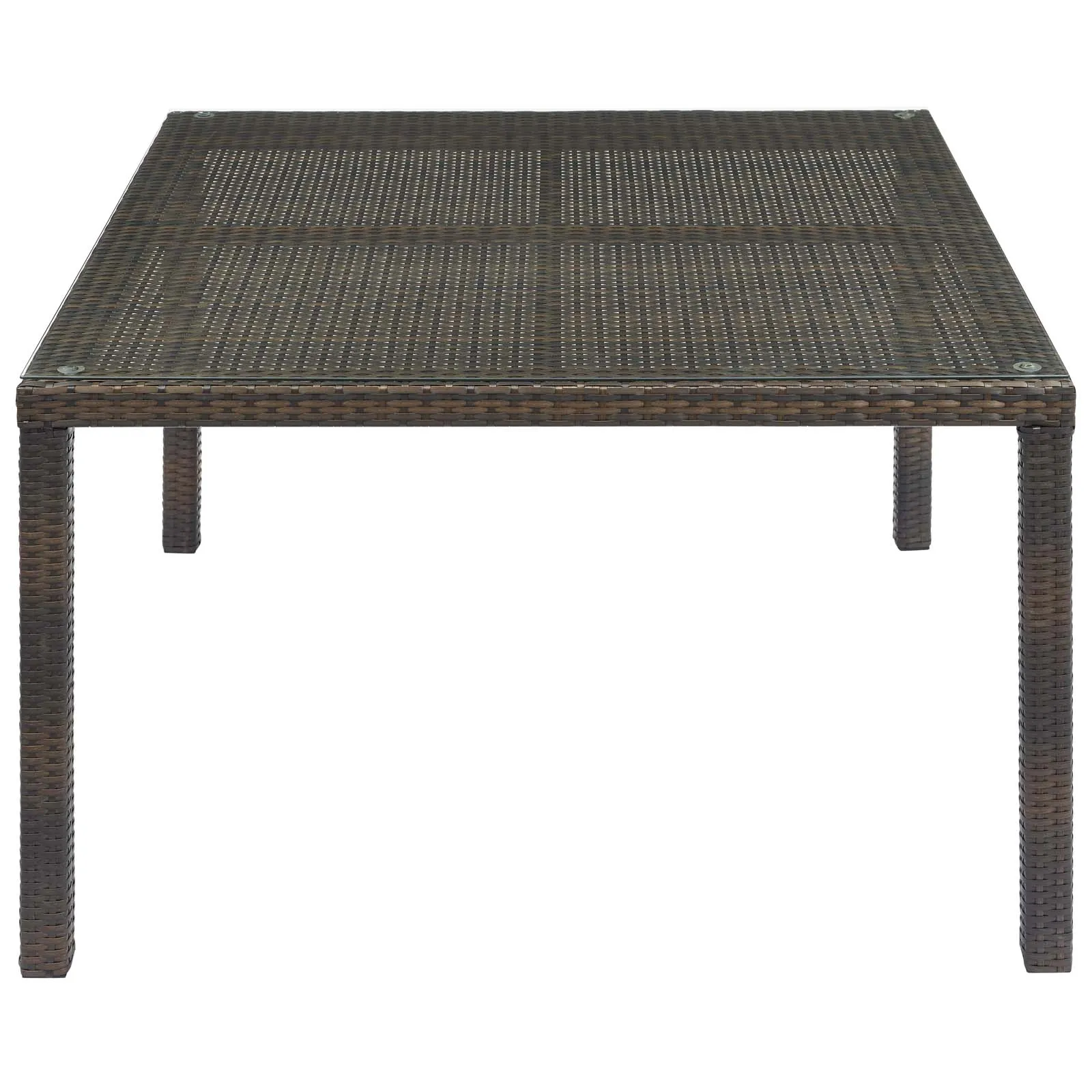 Conduit 47" Outdoor Patio Wicker Rattan Dining Table