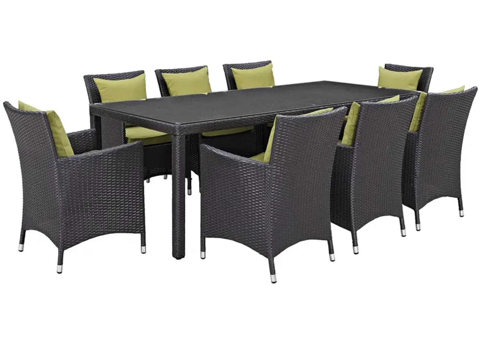 Convene 9 Piece Outdoor Patio Dining Set