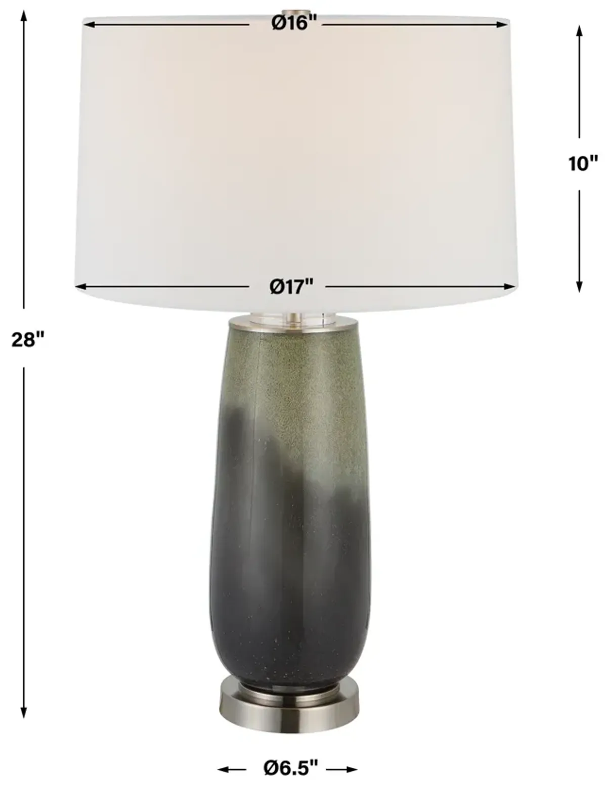 Campa Gray-Blue Table Lamp