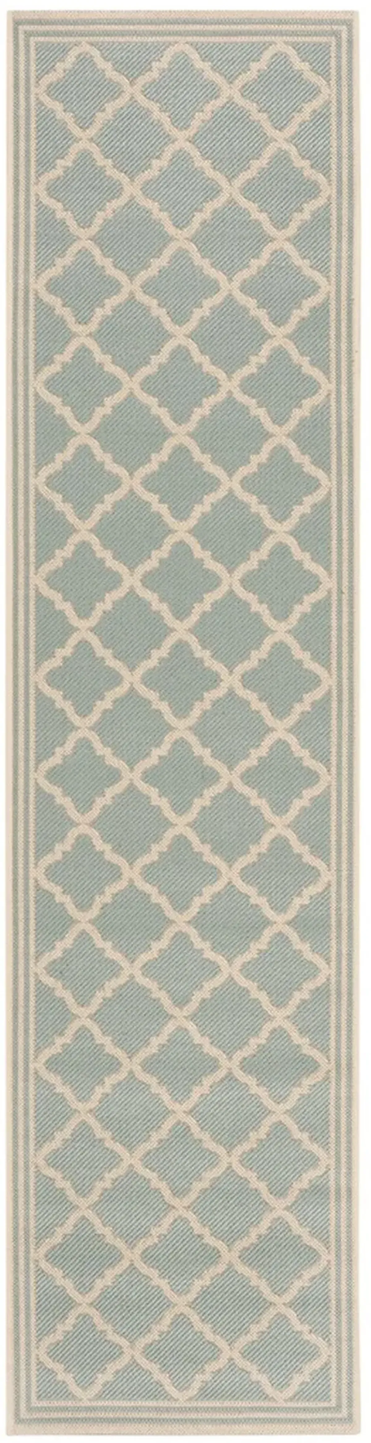 BEACH HOUSE 121 Blue 2'-2' X 12' Runner Rug