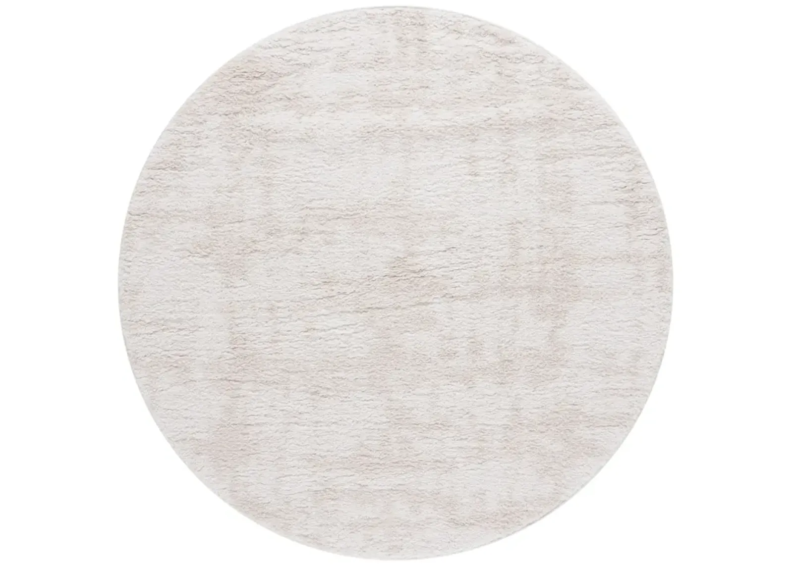 RUMI SHAG 122 IVORY  6'-7' x 6'-7' Round Round Rug