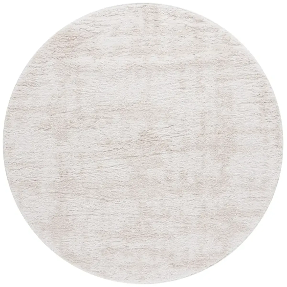 RUMI SHAG 122 IVORY  6'-7' x 6'-7' Round Round Rug