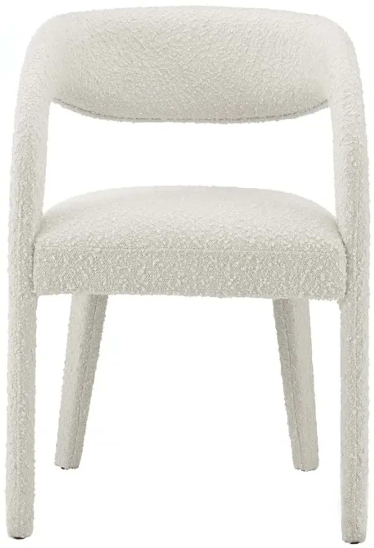 Pinnacle Boucle Upholstered Dining Chair Set of Two