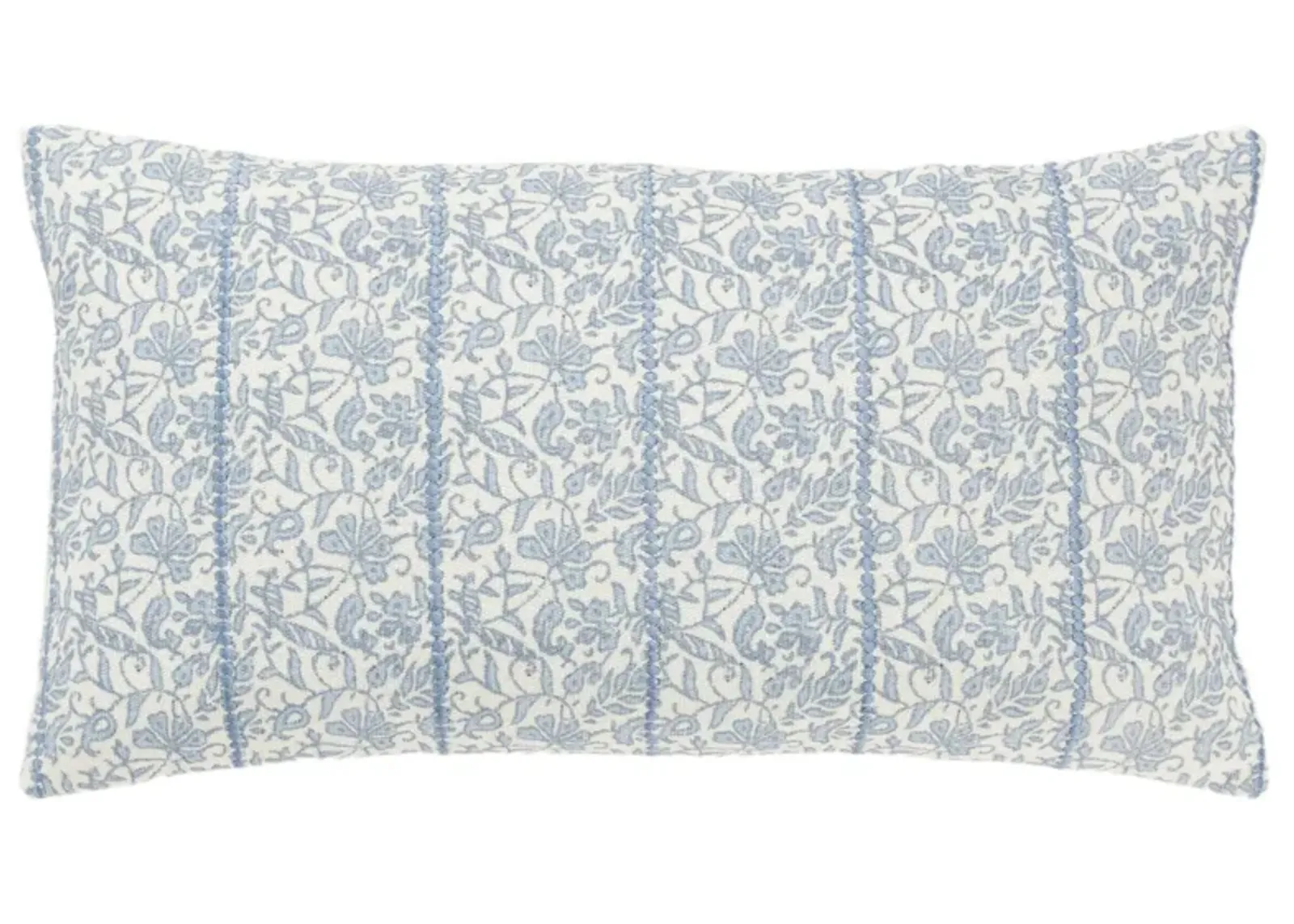 botanical  blue Pillow