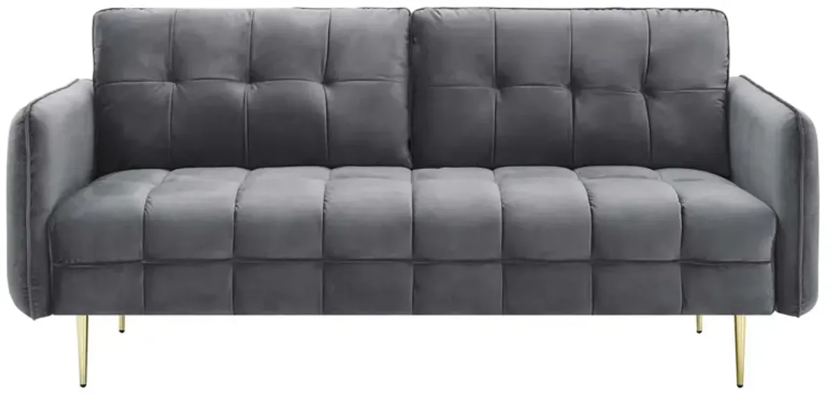 Cameron Tufted Performance Velvet Sofa